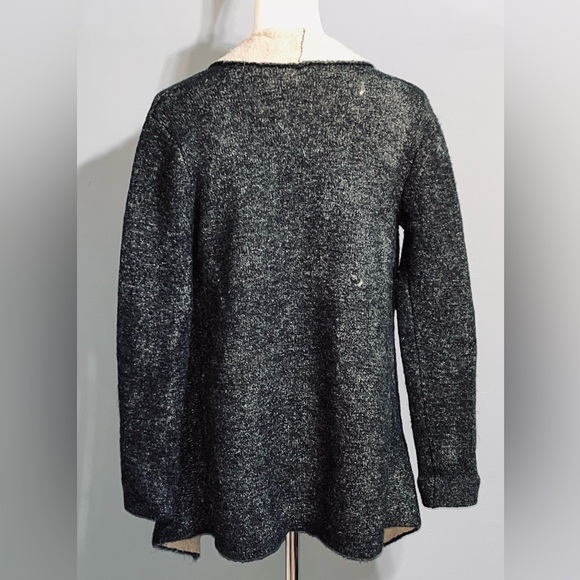 Zara Knit Open Drape Front Wool Blend
Cardigan Sweater Jacket size medium - Picture 4 of 9